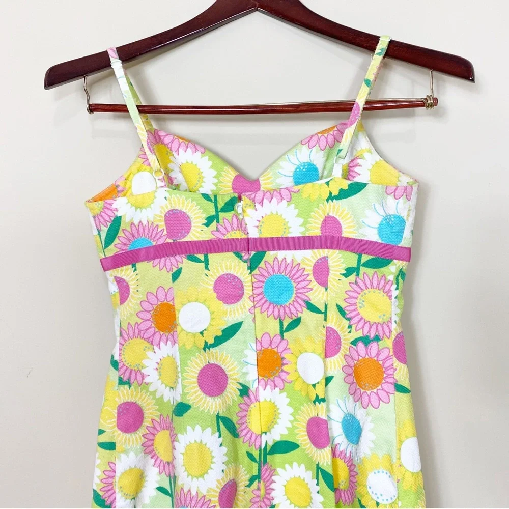 Lilly Pulitzer Retro Dress Derby Dress Christmas Holiday Sleeveless Dress Size 2 - Picture 7 of 10
